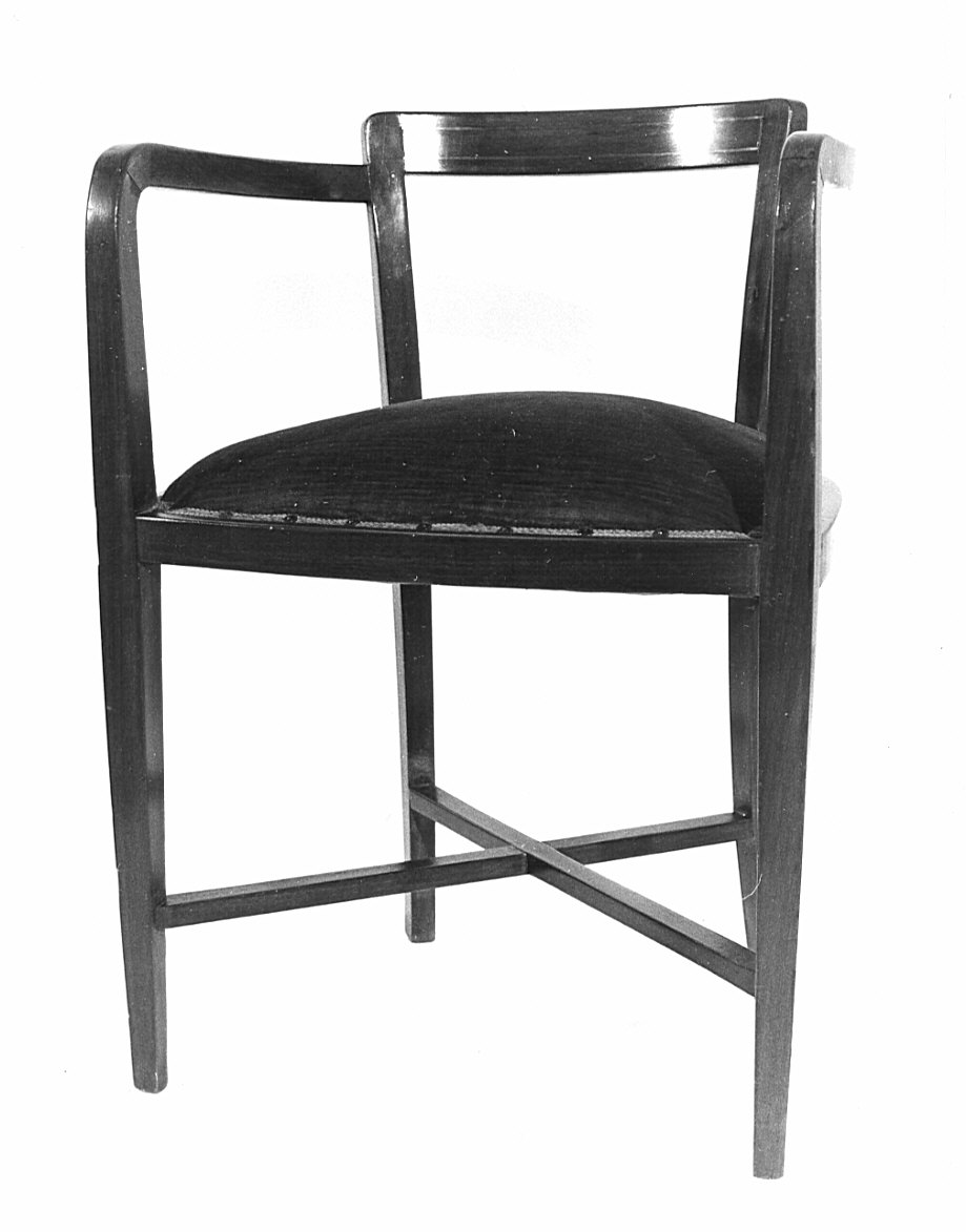 poltroncina, opera isolata - bottega lombarda (primo quarto sec. XX)