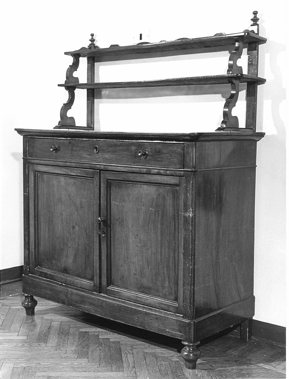 credenza, opera isolata - bottega lombarda (seconda metà sec. XIX)