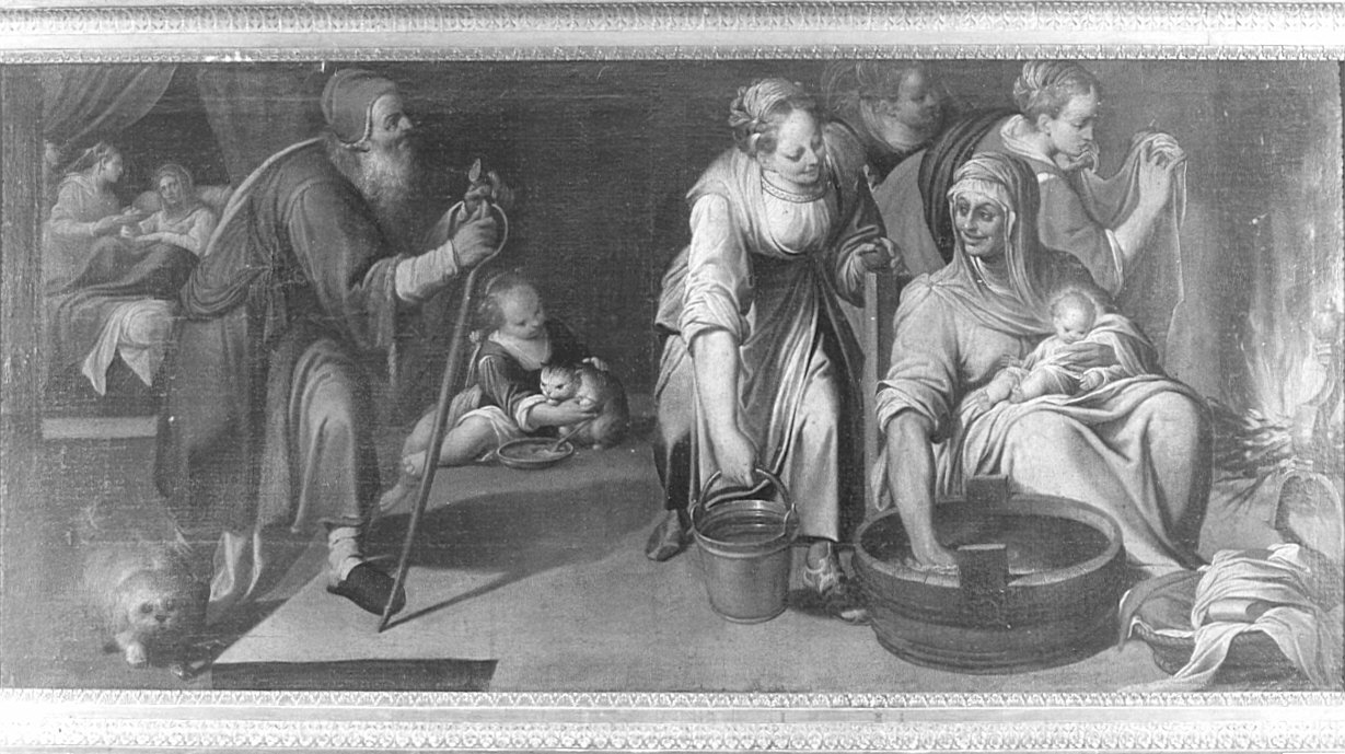 nascita di Maria Vergine (dipinto, opera isolata) di Procaccini Camillo (sec. XVII)