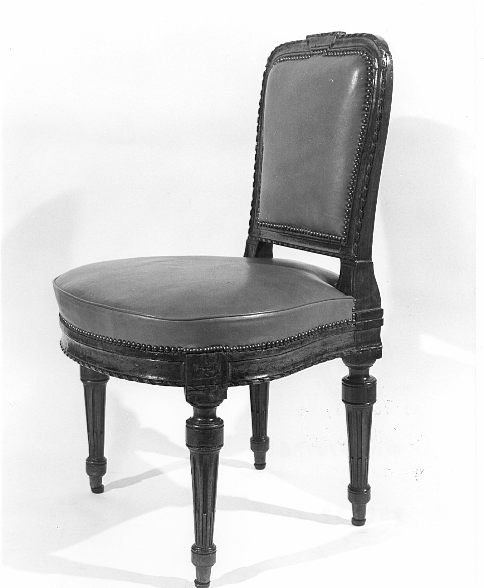 sedia, serie - bottega lombarda (seconda metà sec. XIX)