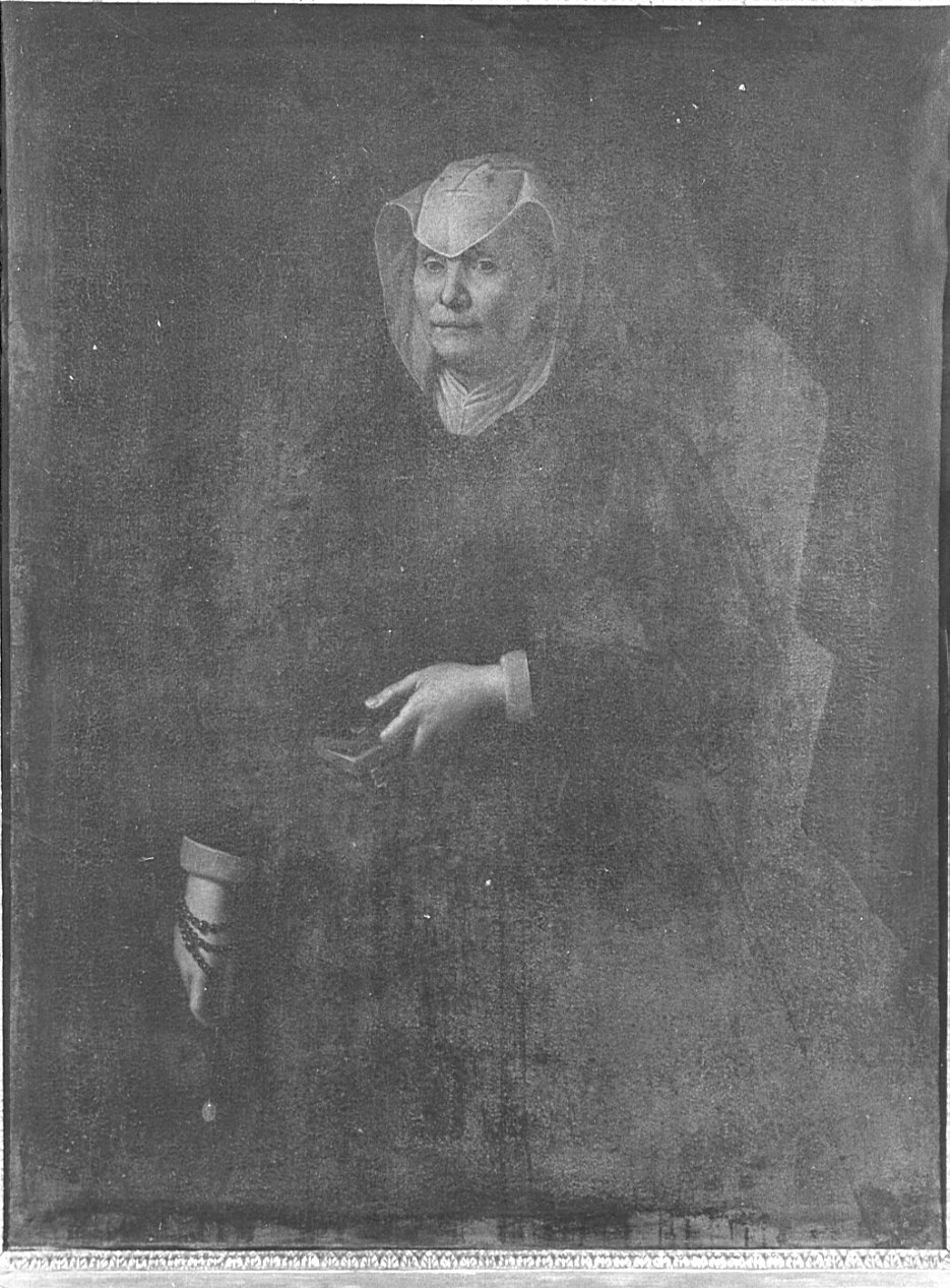 ritratto di donna (dipinto, opera isolata) - ambito lombardo (sec. XVII)