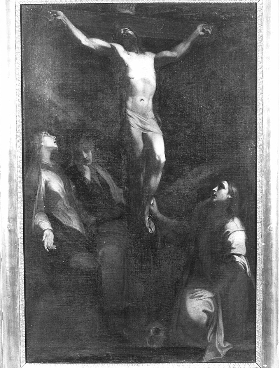 crocifissione (dipinto, opera isolata) - ambito lombardo (sec. XVII)