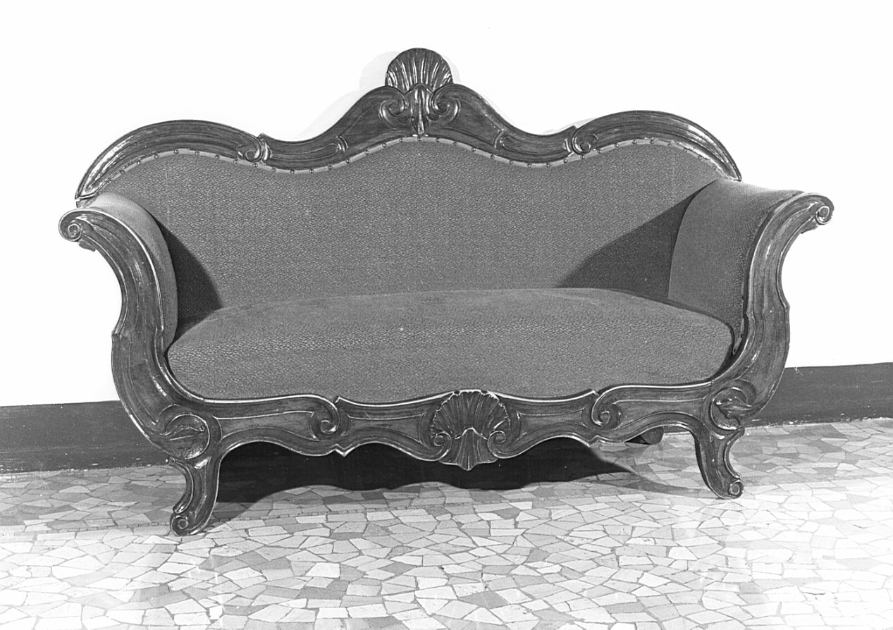 divano, serie - bottega lombarda (metà sec. XIX)