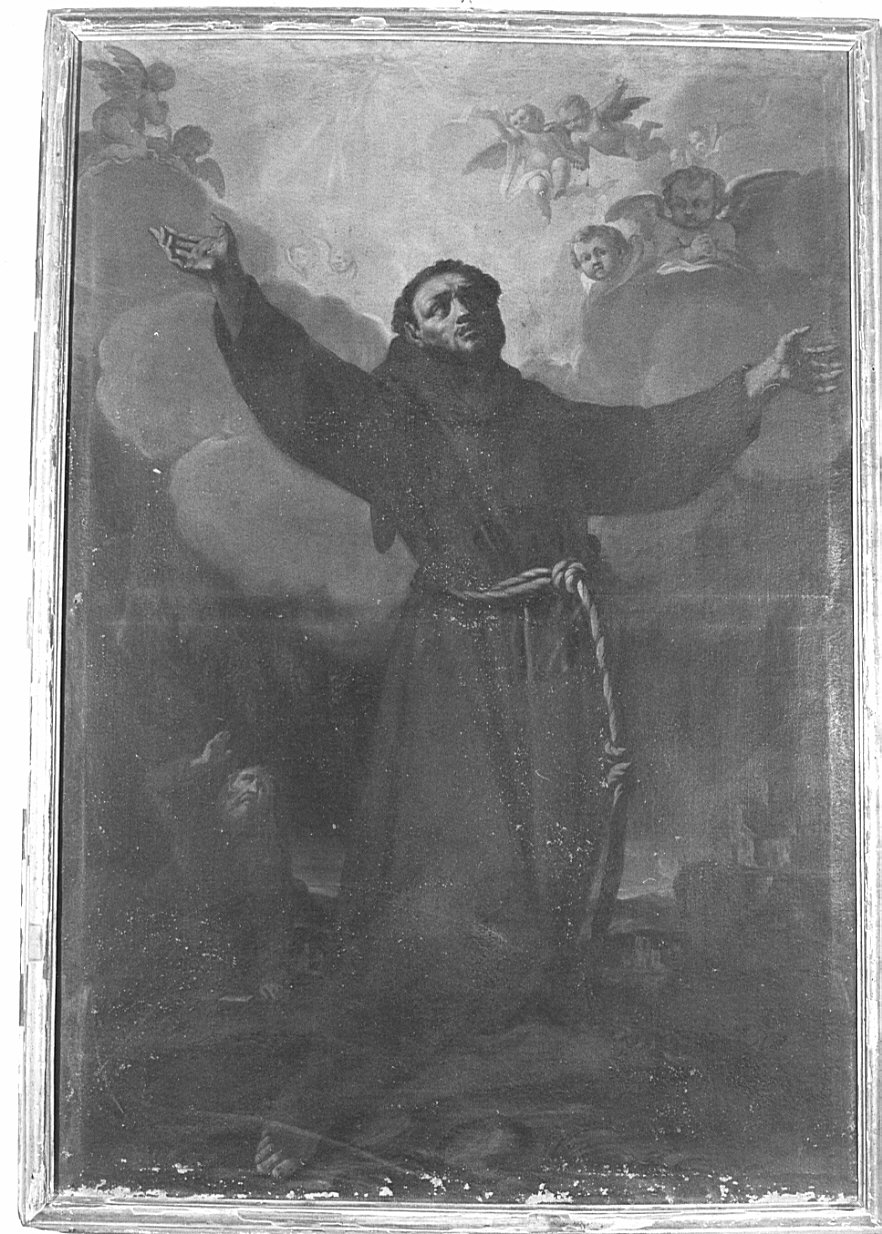 San Francesco d'Assisi riceve le stimmate (dipinto, opera isolata) - ambito lombardo (sec. XVII)