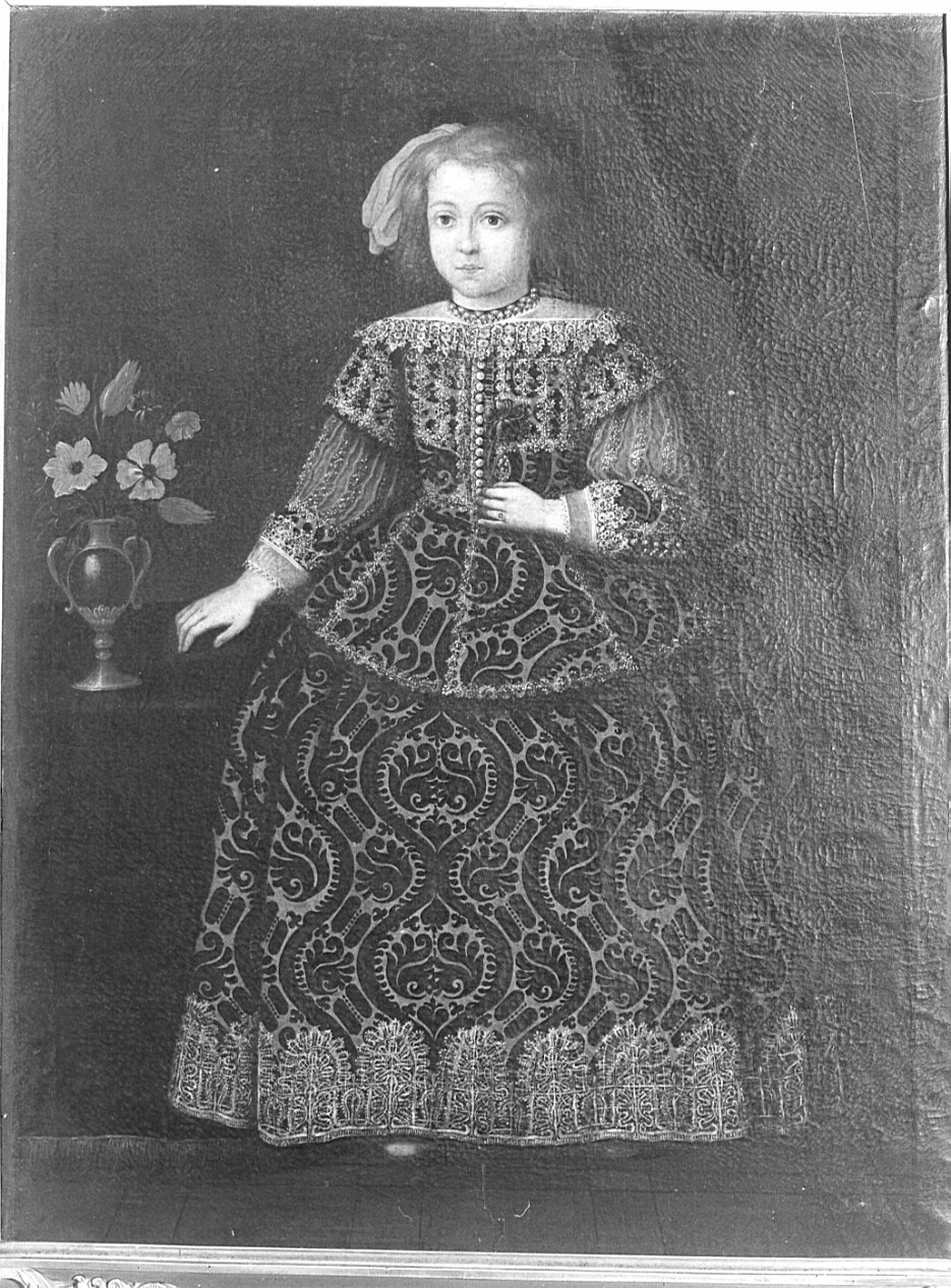 ritratto di bambina (dipinto, opera isolata) - ambito lombardo (sec. XVII)
