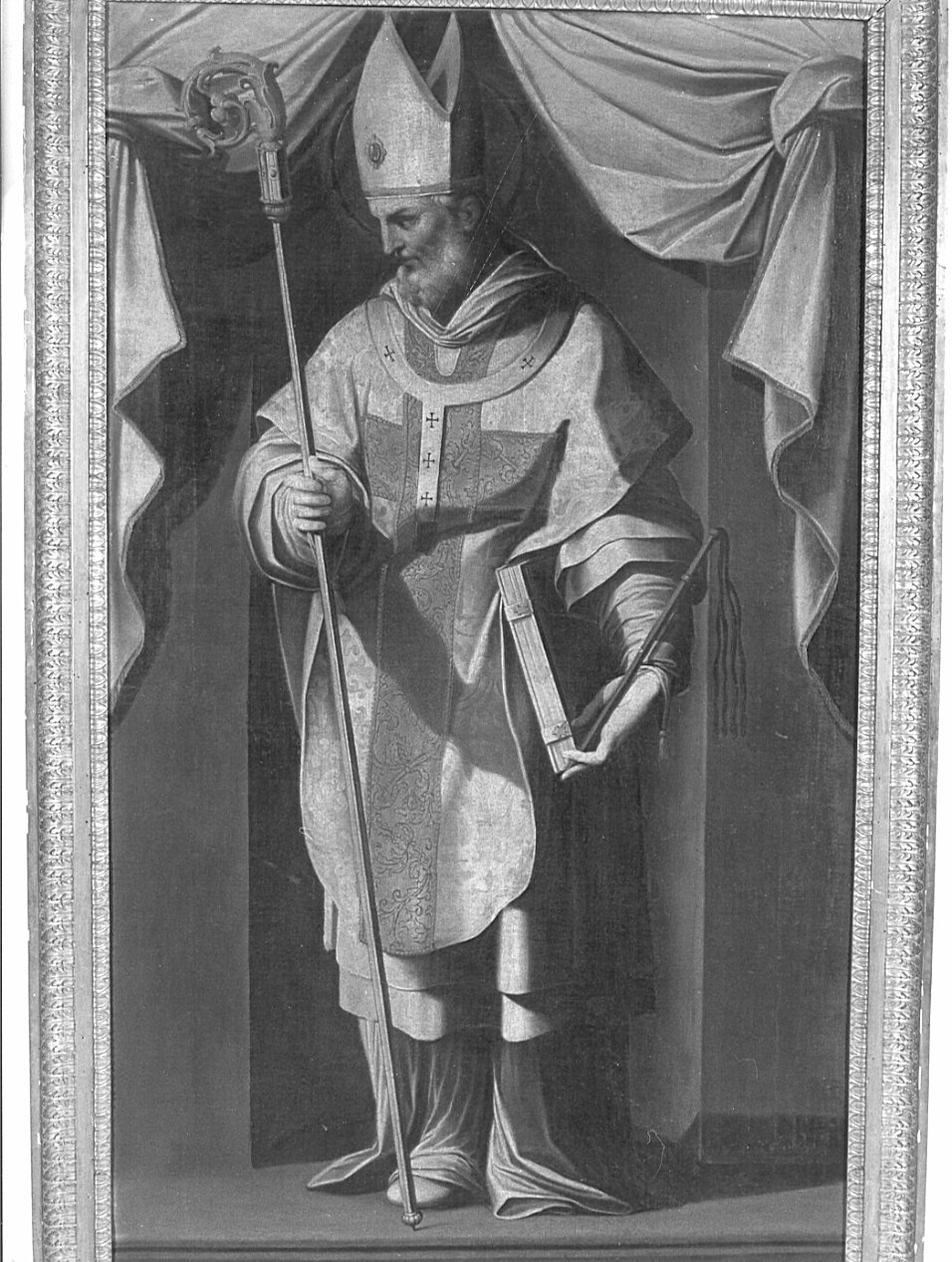 Sant'Ambrogio (dipinto, opera isolata) - ambito lombardo (sec. XVII)