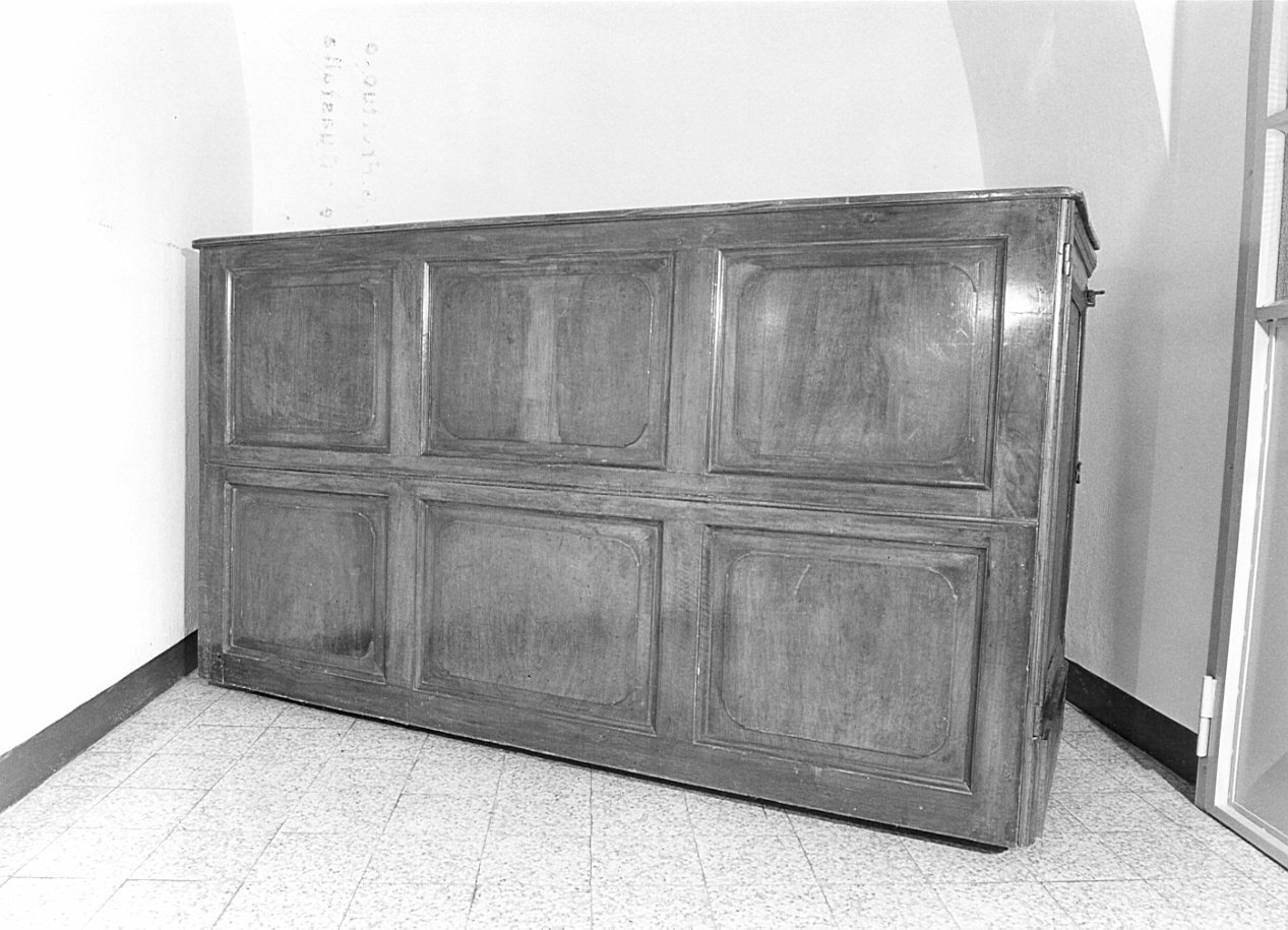 mobile da sacrestia, opera isolata - bottega lombarda (sec. XIX)