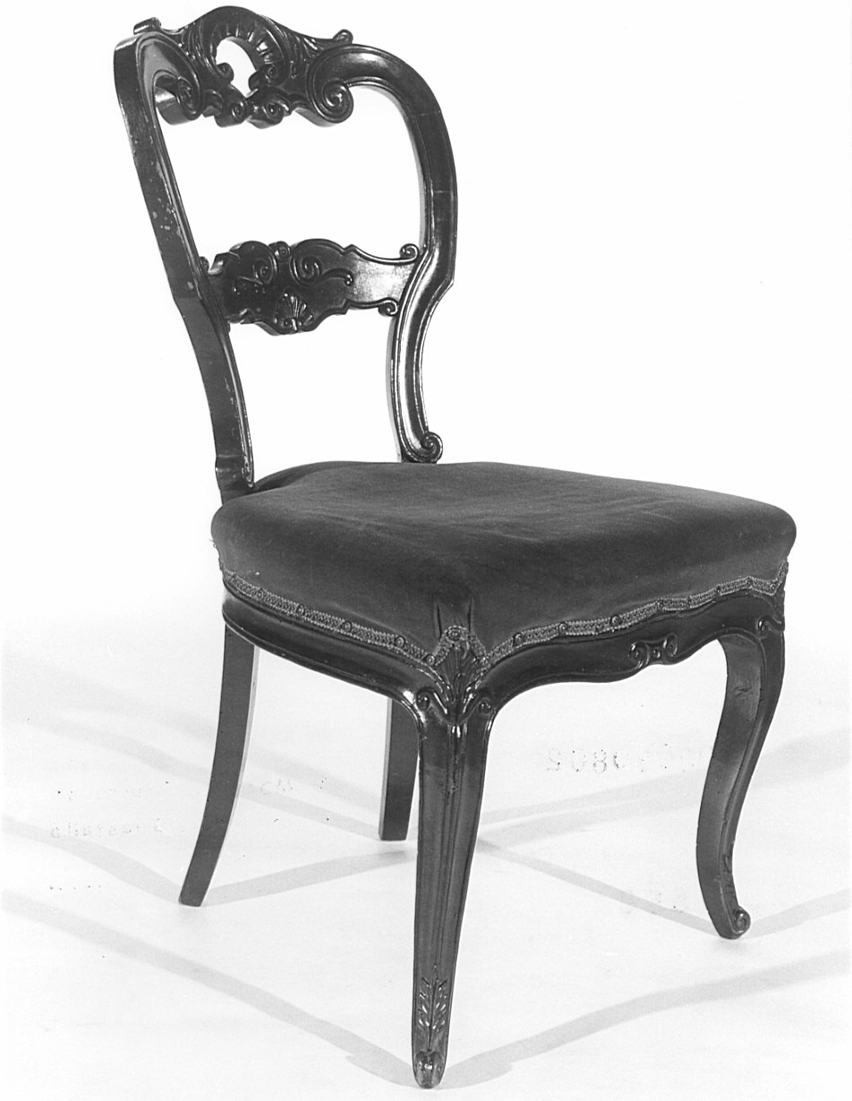 sedia, serie - bottega lombarda (metà sec. XVIII)