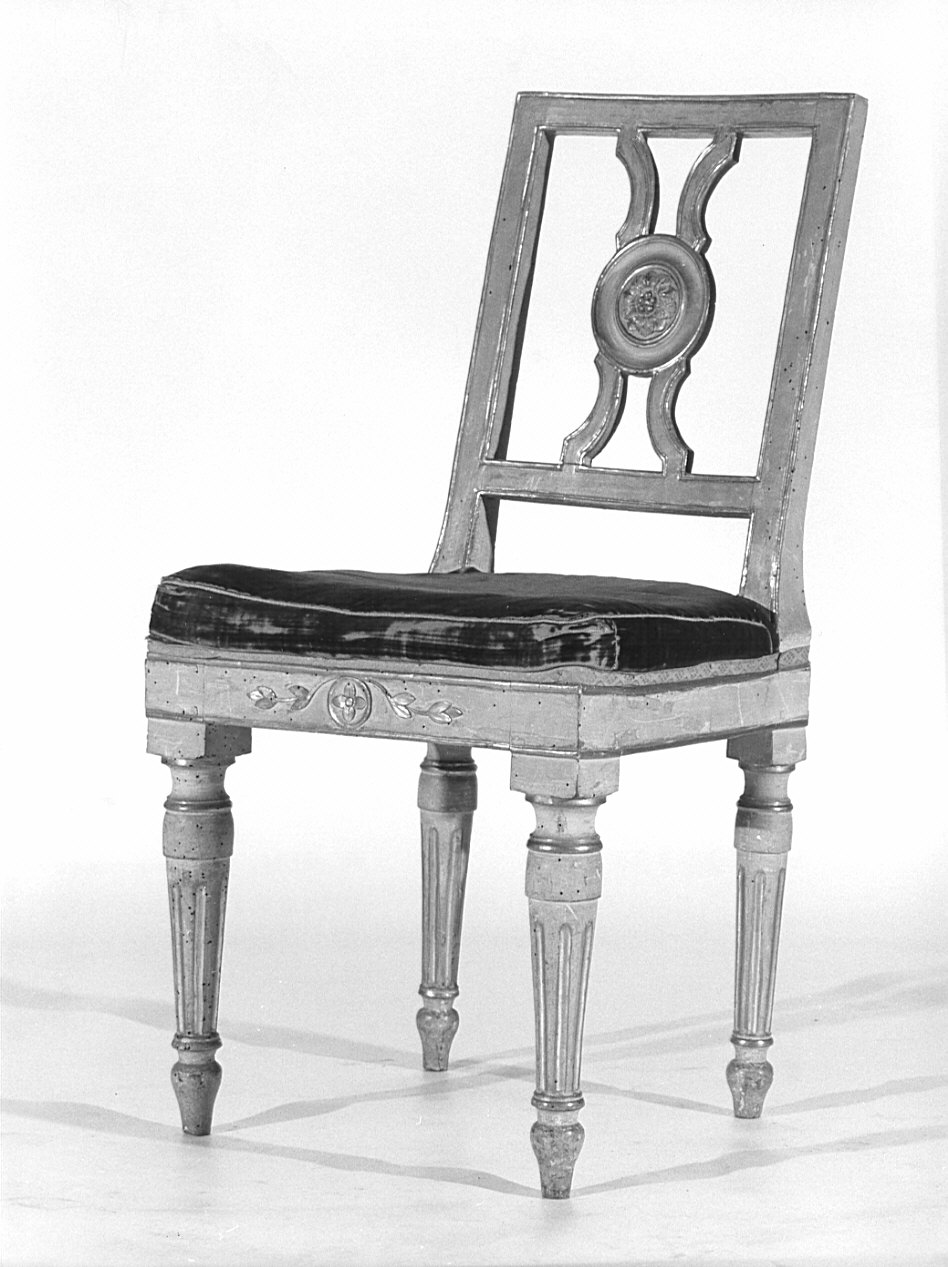 sedia, serie - bottega lombarda (fine sec. XVIII)
