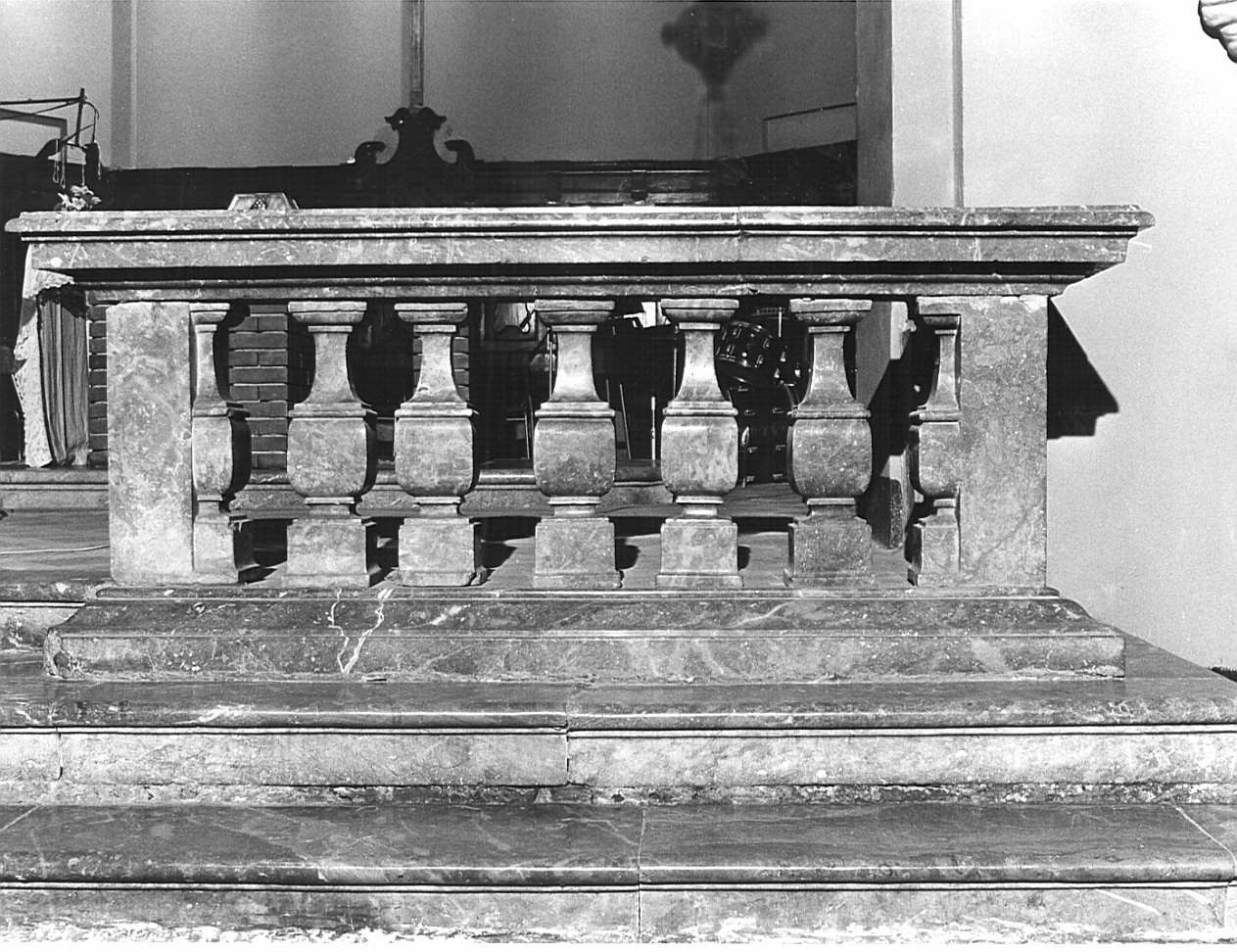 balaustrata, opera isolata - bottega lombarda (metà sec. XVII)