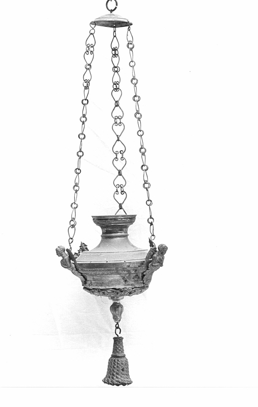 lampada pensile, serie - bottega lombarda (sec. XIX)