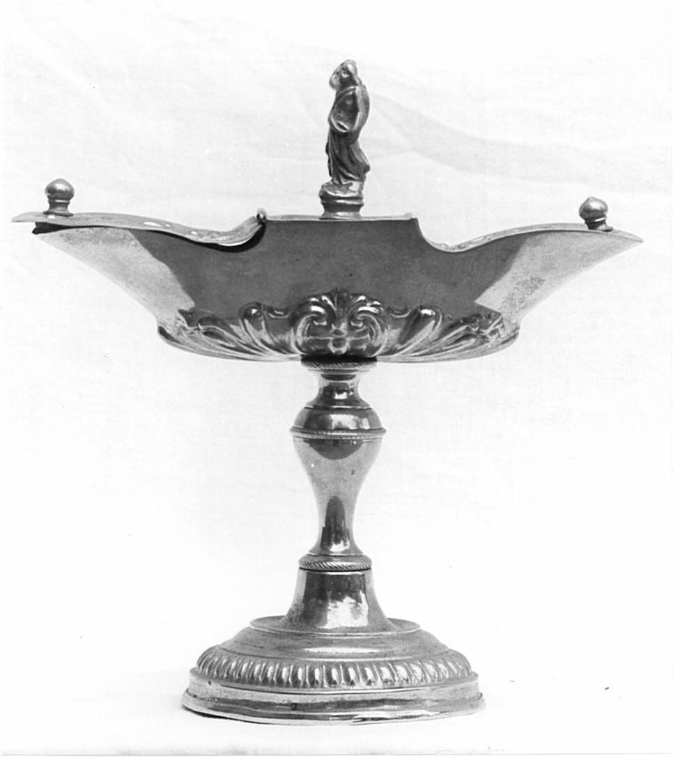 navicella portaincenso, opera isolata - bottega lombarda (sec. XIX)
