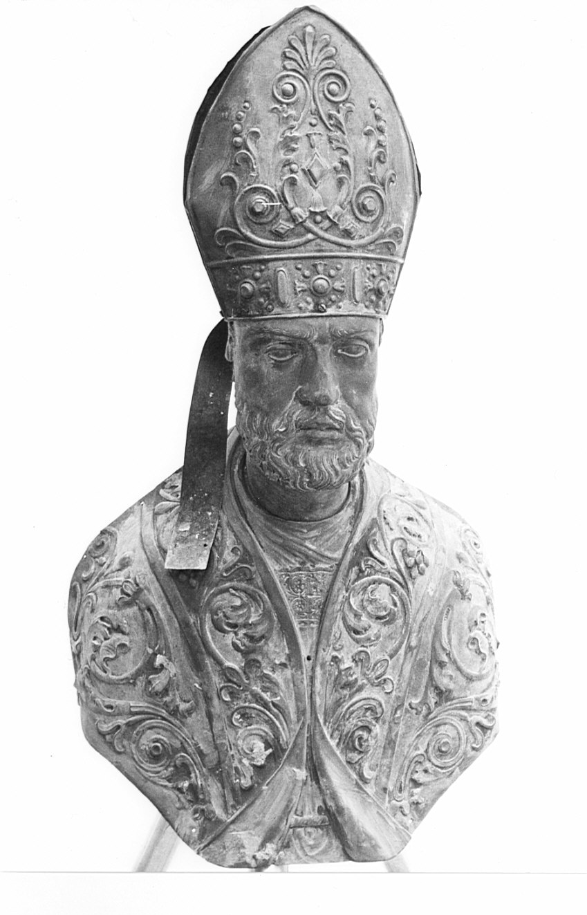 Santo (reliquiario - a busto, opera isolata) - bottega lombarda (seconda metà sec. XIX)