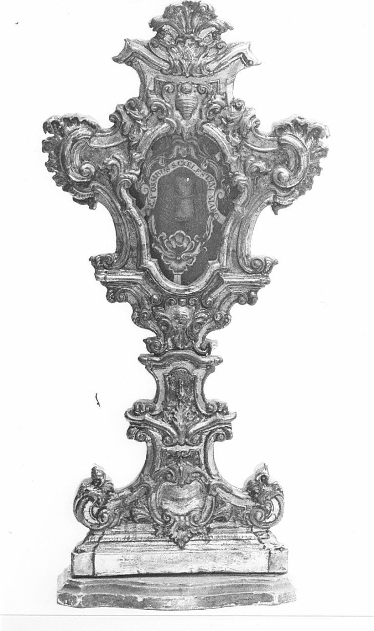 reliquiario - a ostensorio, serie - bottega lombarda (sec. XVIII)