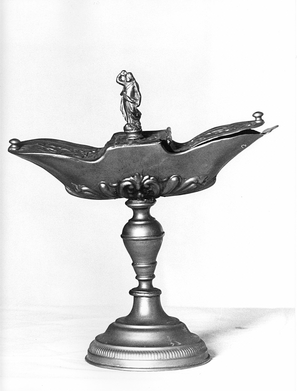 navicella portaincenso, opera isolata - bottega lombarda (sec. XIX)