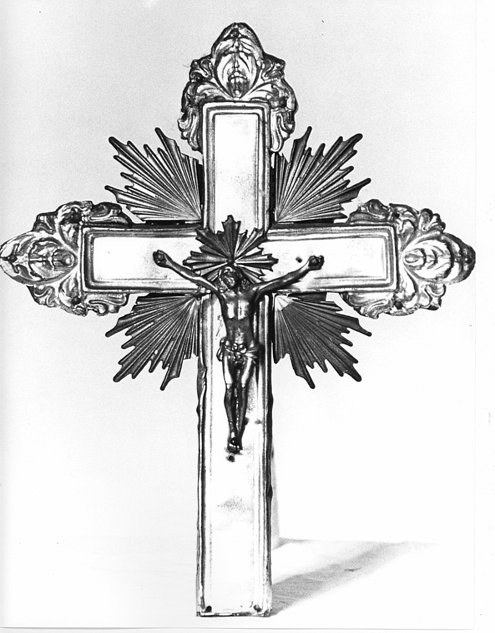 croce, opera isolata - bottega lombarda (metà sec. XIX)