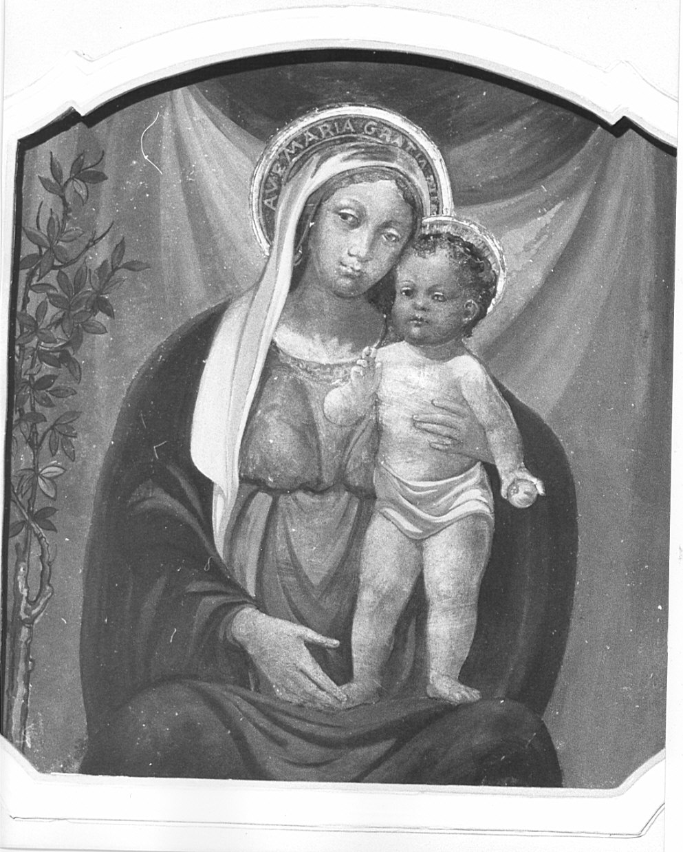 Madonna con Bambino (dipinto, opera isolata) - ambito lombardo (fine sec. XVI)