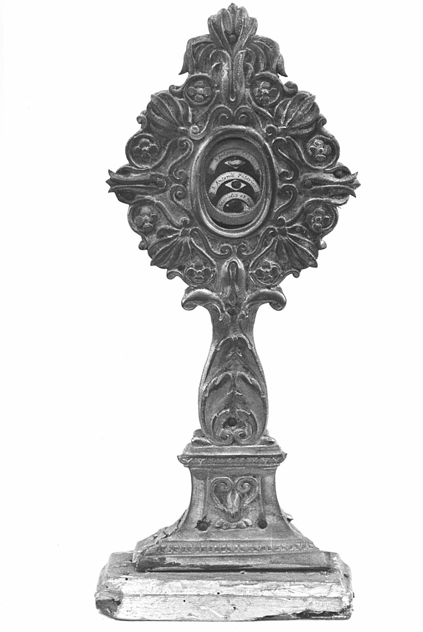 reliquiario - a ostensorio, opera isolata - bottega lombarda (sec. XIX)