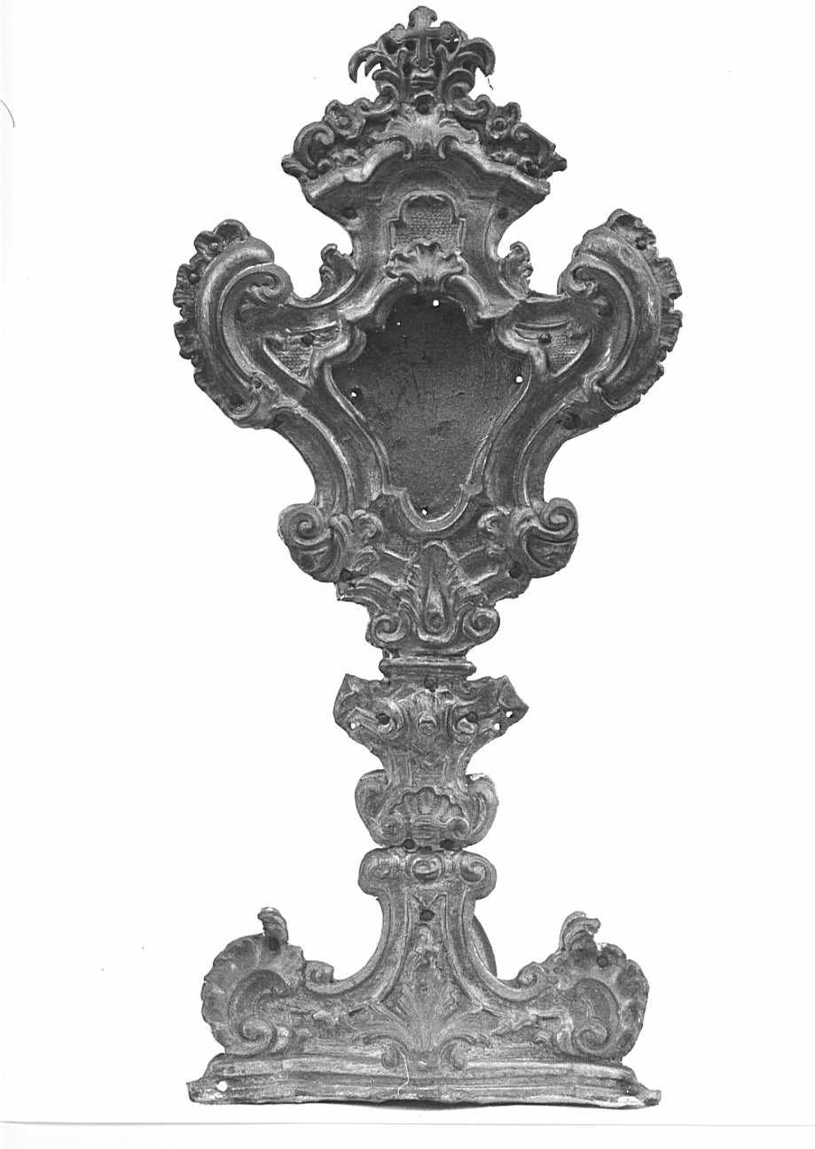 reliquiario - a ostensorio, opera isolata - bottega lombarda (seconda metà sec. XVIII)