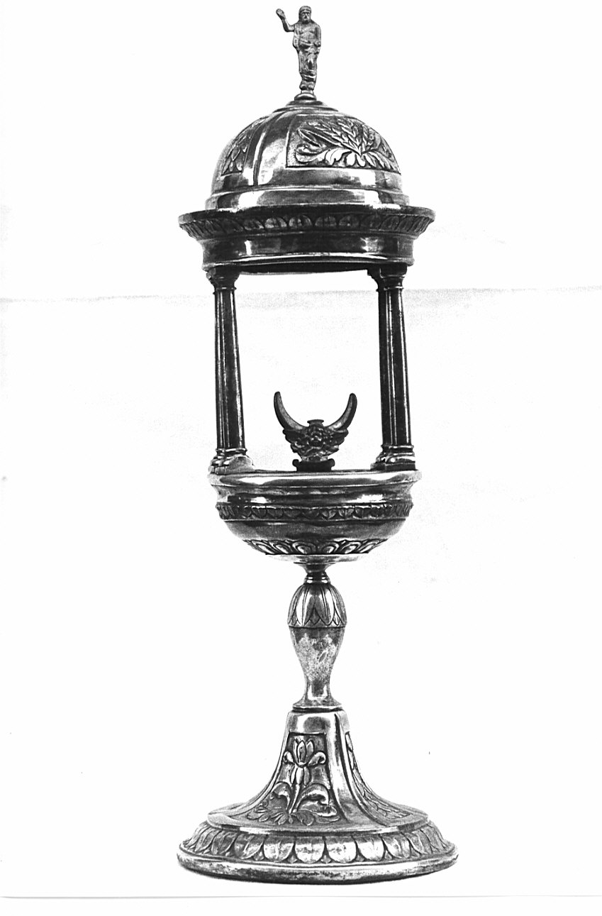 ostensorio architettonico, opera isolata - bottega lombarda (sec. XIX)