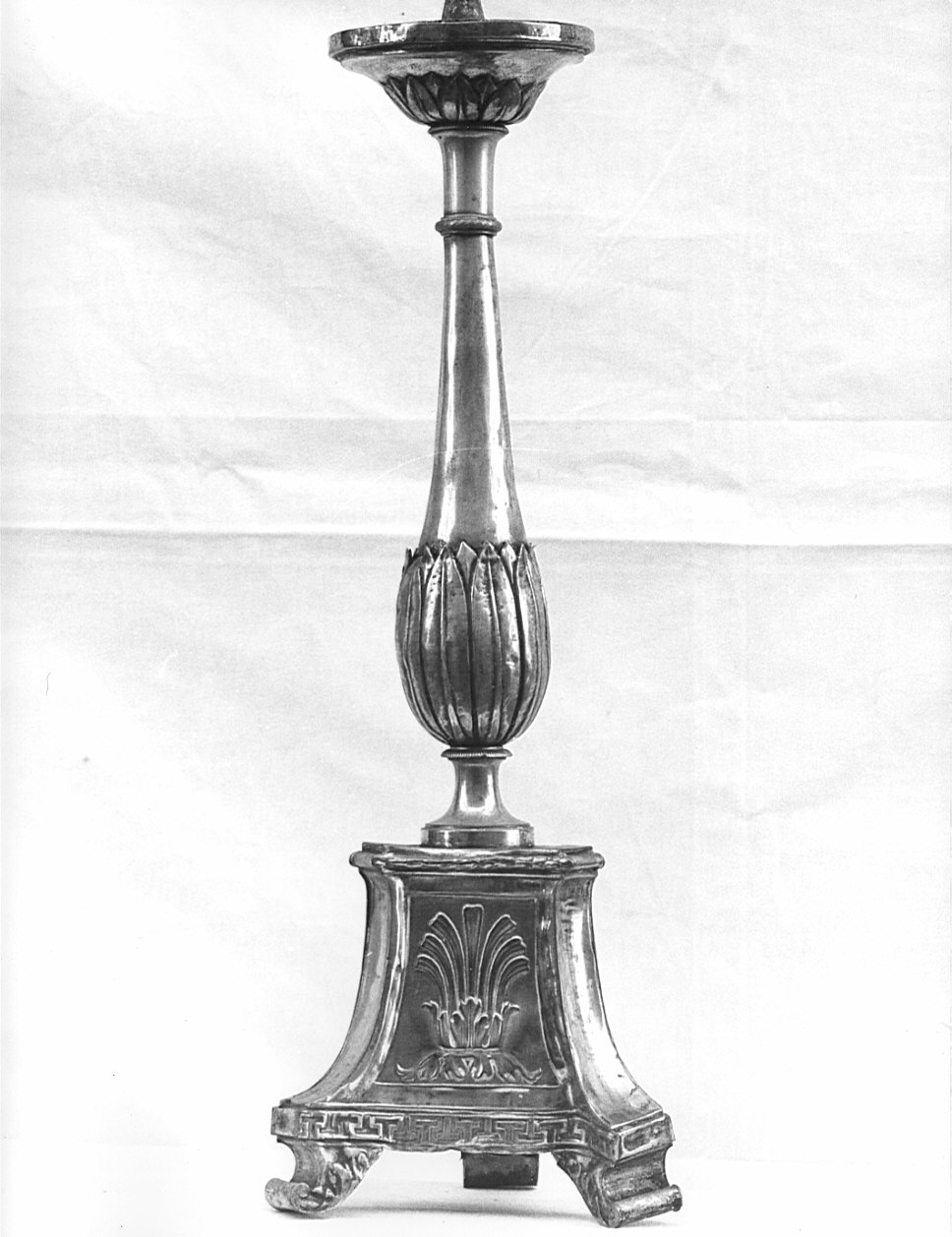 candeliere, coppia - bottega lombarda (metà sec. XIX)