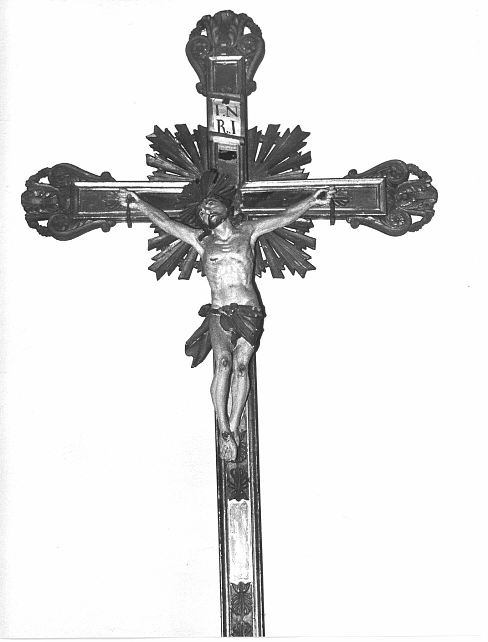 croce processionale, opera isolata - bottega lombarda (sec. XIX)