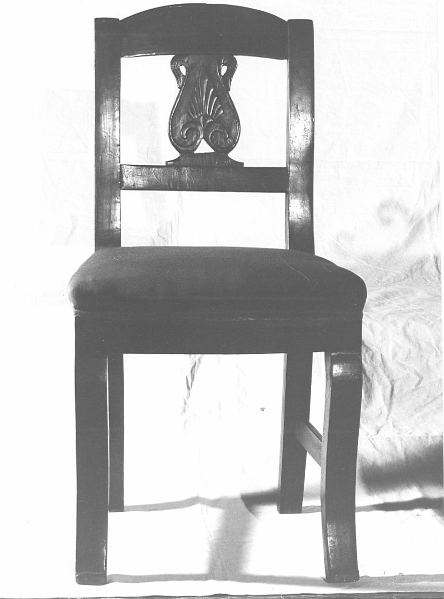 sedia, coppia - bottega lombarda (sec. XIX)