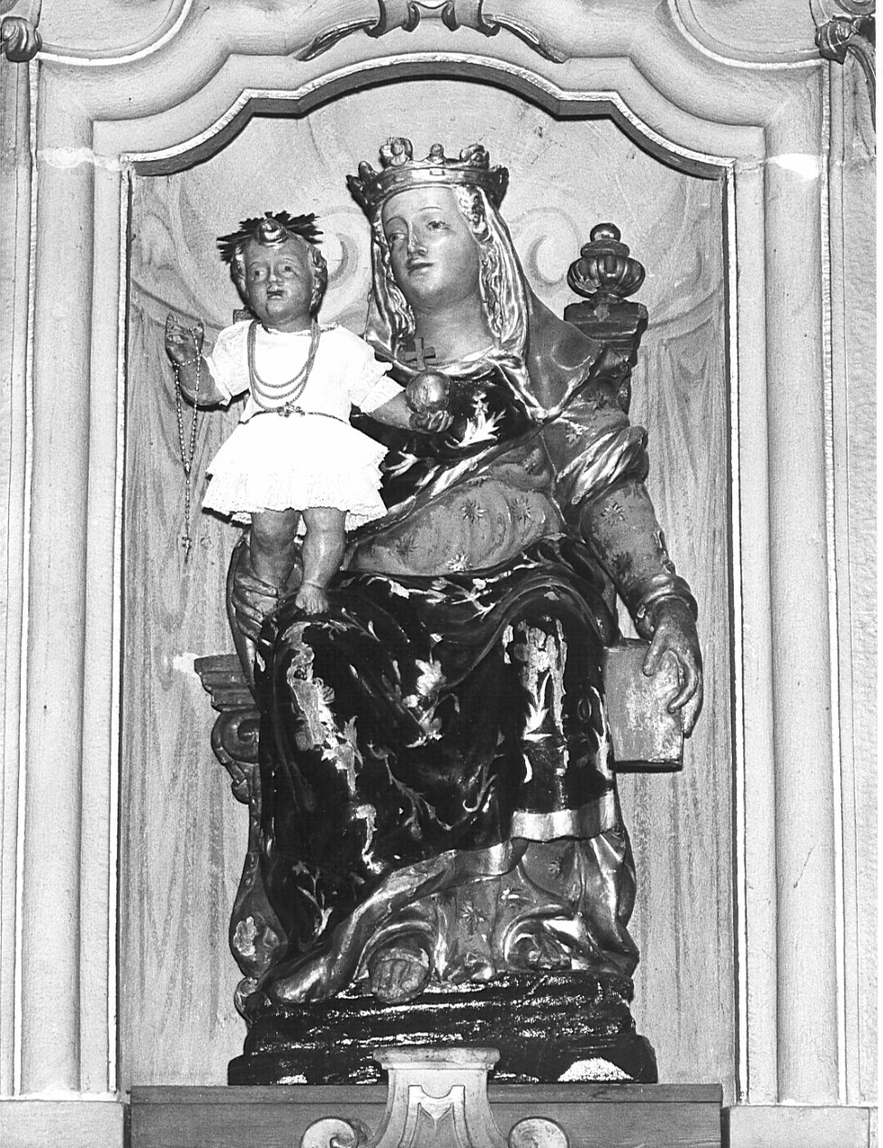 Madonna con Bambino (statua, opera isolata) - bottega lombarda (fine/inizio secc. XVI/ XVII)