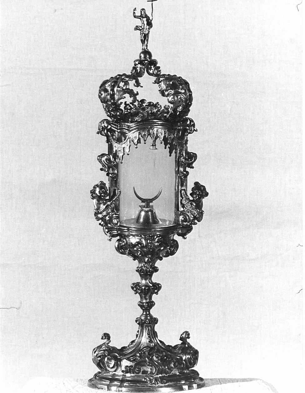 ostensorio architettonico, opera isolata - bottega lombarda (sec. XIX)