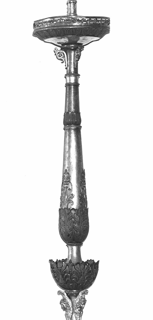 torciera, coppia - bottega lombarda (sec. XIX)