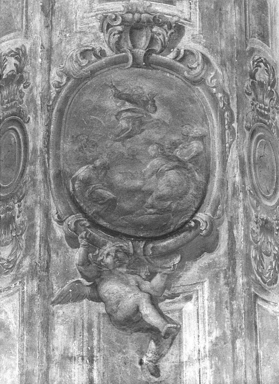 ascensione di Cristo (dipinto, elemento d'insieme) di Bombasari Francesco (attribuito) (fine sec. XVII)