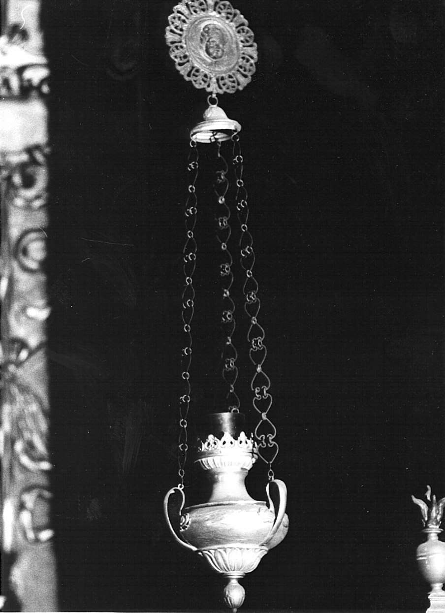 lampada pensile, serie - bottega milanese (seconda metà sec. XIX)