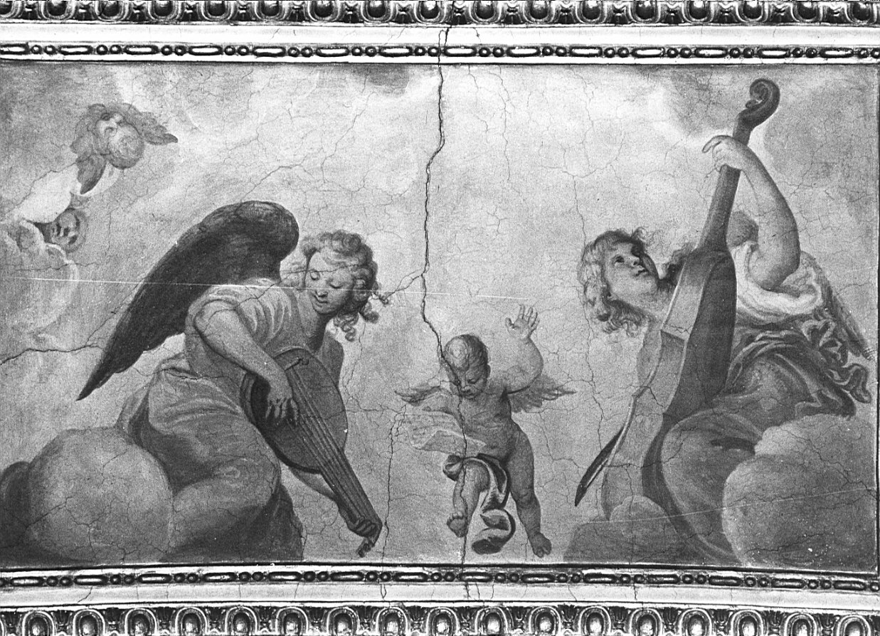 angeli musicanti (dipinto, opera isolata) di Santagostino Agostino (seconda metà sec. XVII)