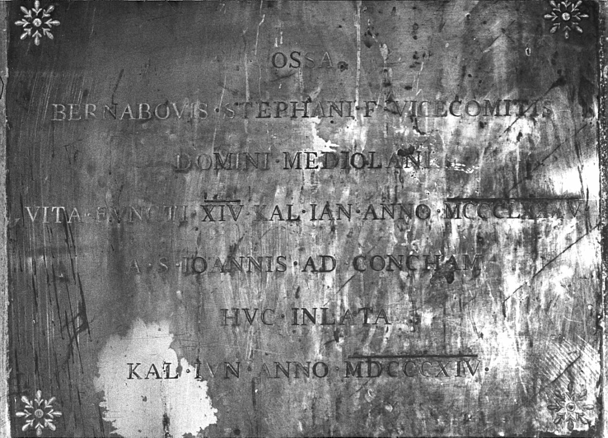 lapide, opera isolata - bottega lombarda (sec. XIX)