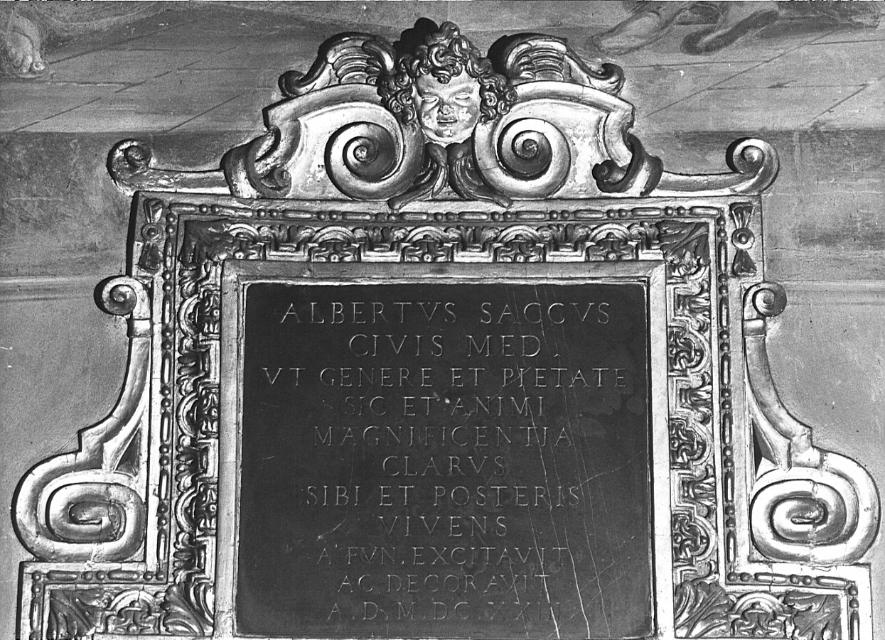 lapide, opera isolata - bottega lombarda (sec. XVII)