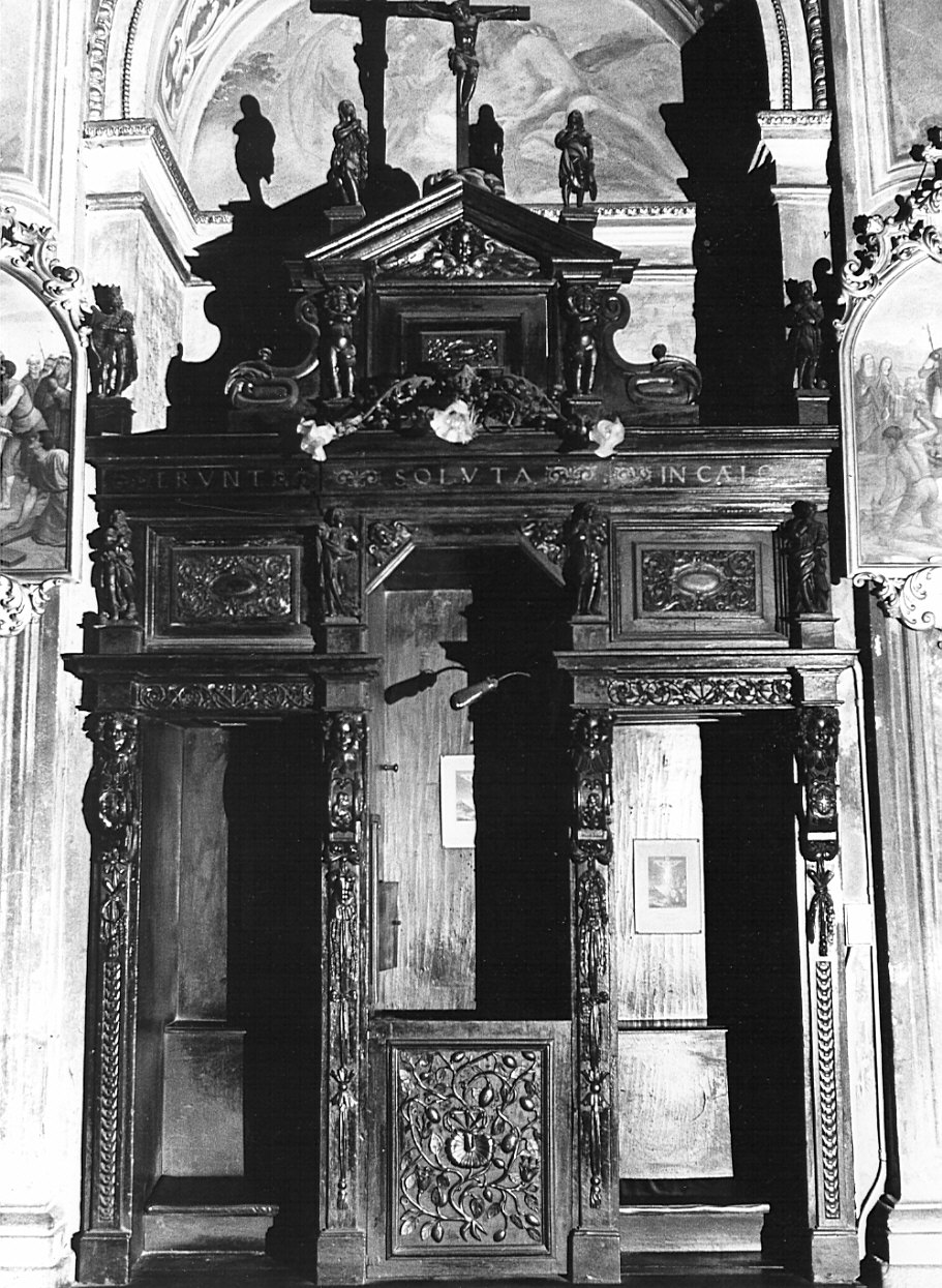 confessionale, opera isolata - bottega lombarda (sec. XVII)