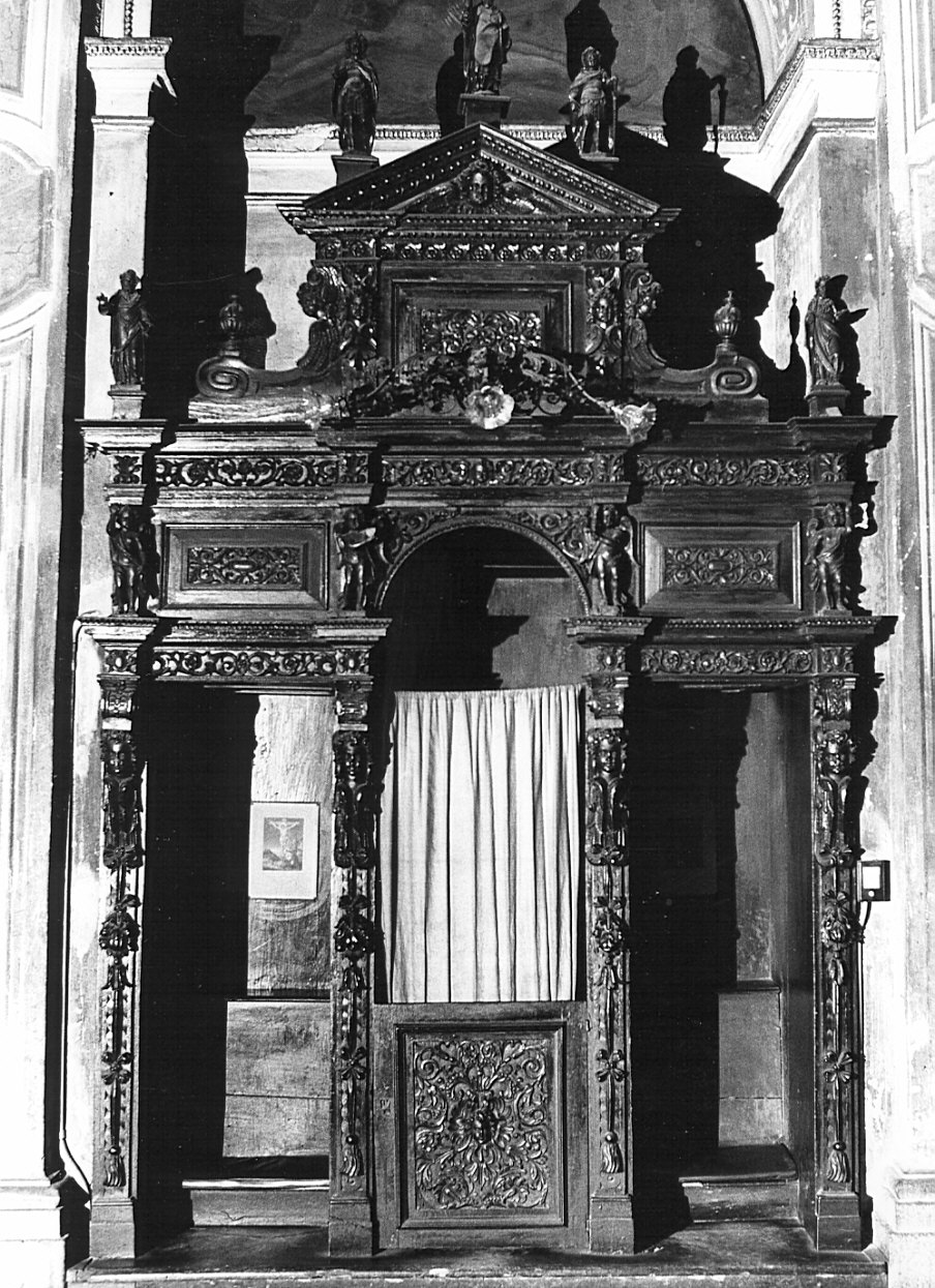 confessionale, opera isolata - bottega lombarda (sec. XVII)