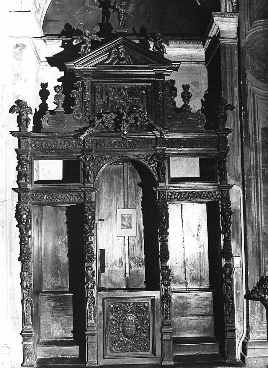 confessionale, opera isolata - bottega lombarda (sec. XVII)