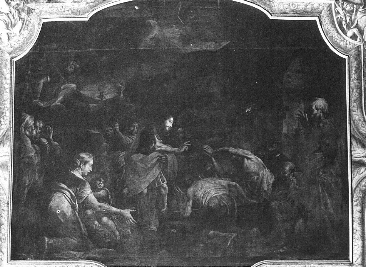 Sant'Alessandro resuscita un morto (dipinto, opera isolata) di Abbiati Filippo, Bianchi Federico (sec. XVII)