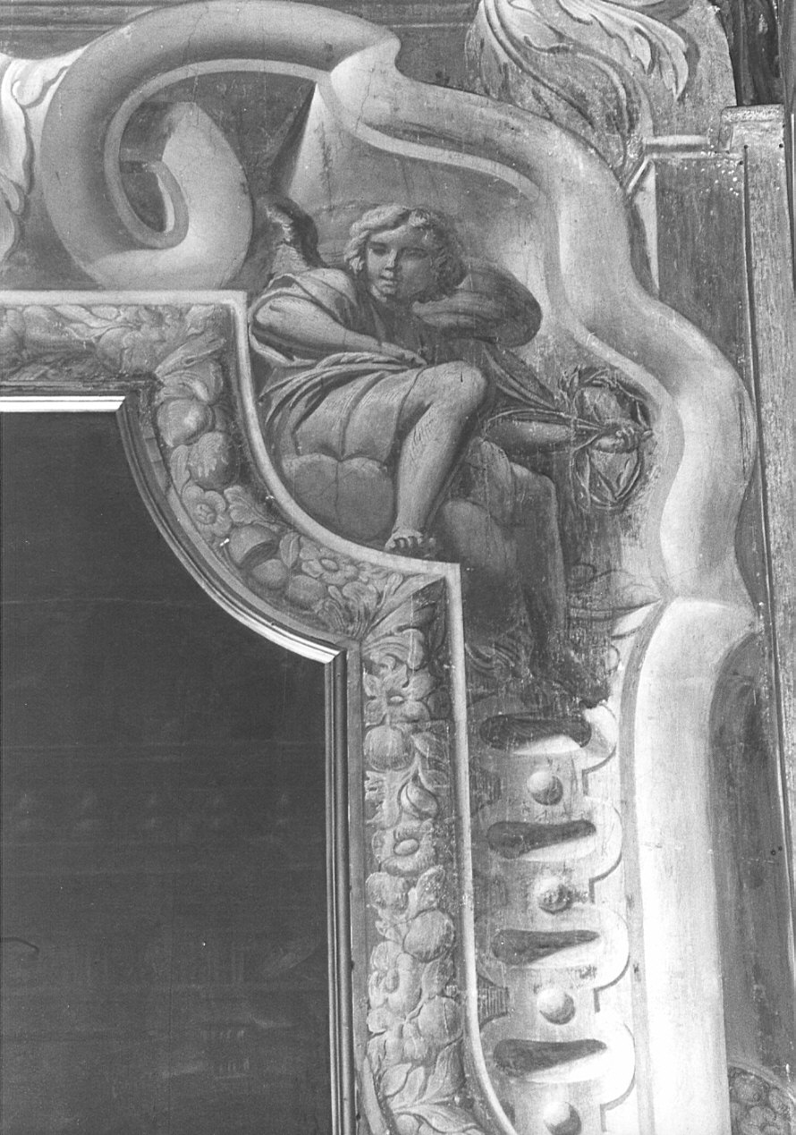 incorniciature a finto rilievo (dipinto, ciclo) di Grandi Giovanni Battista (sec. XVII)