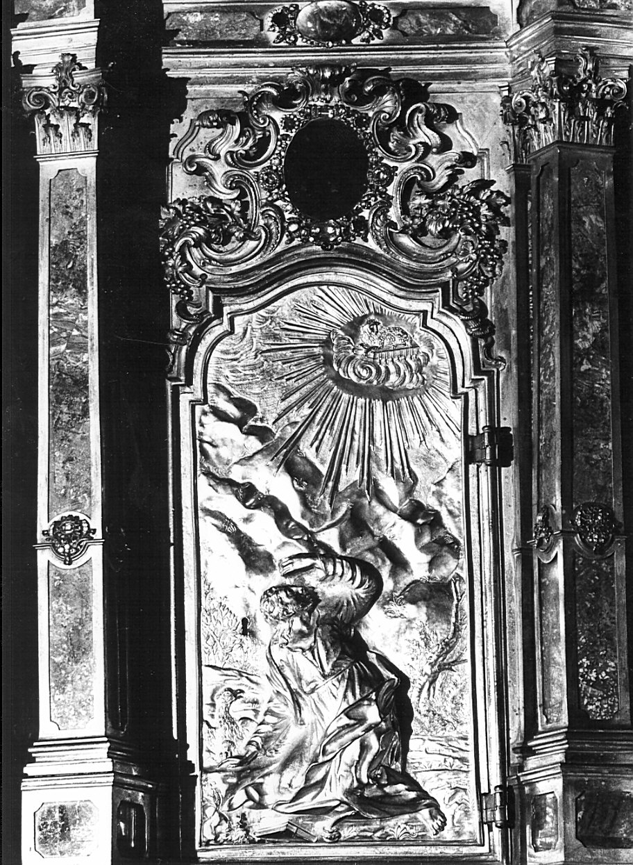 sportello di tabernacolo, opera isolata - bottega milanese (seconda metà sec. XVIII)