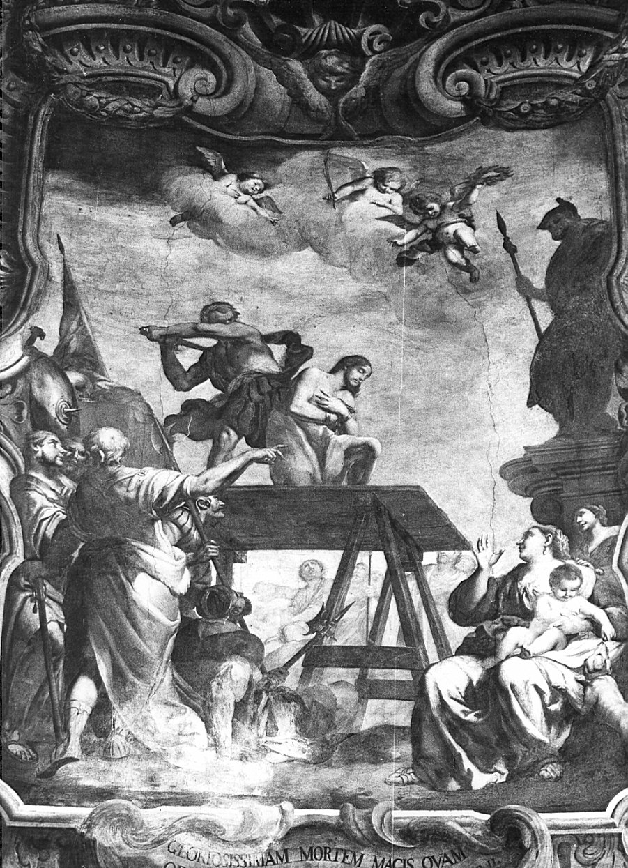 decapitazione di Sant'Alessandro (dipinto, opera isolata) di Abbiati Filippo, Bianchi Federico (sec. XVII)