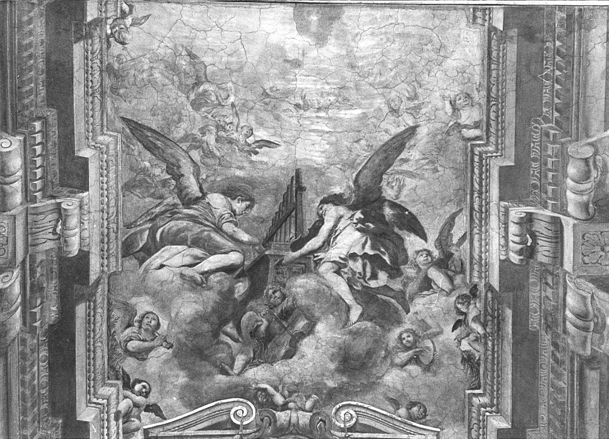 angeli musicanti (dipinto, opera isolata) di Abbiati Filippo, Bianchi Federico (sec. XVII)