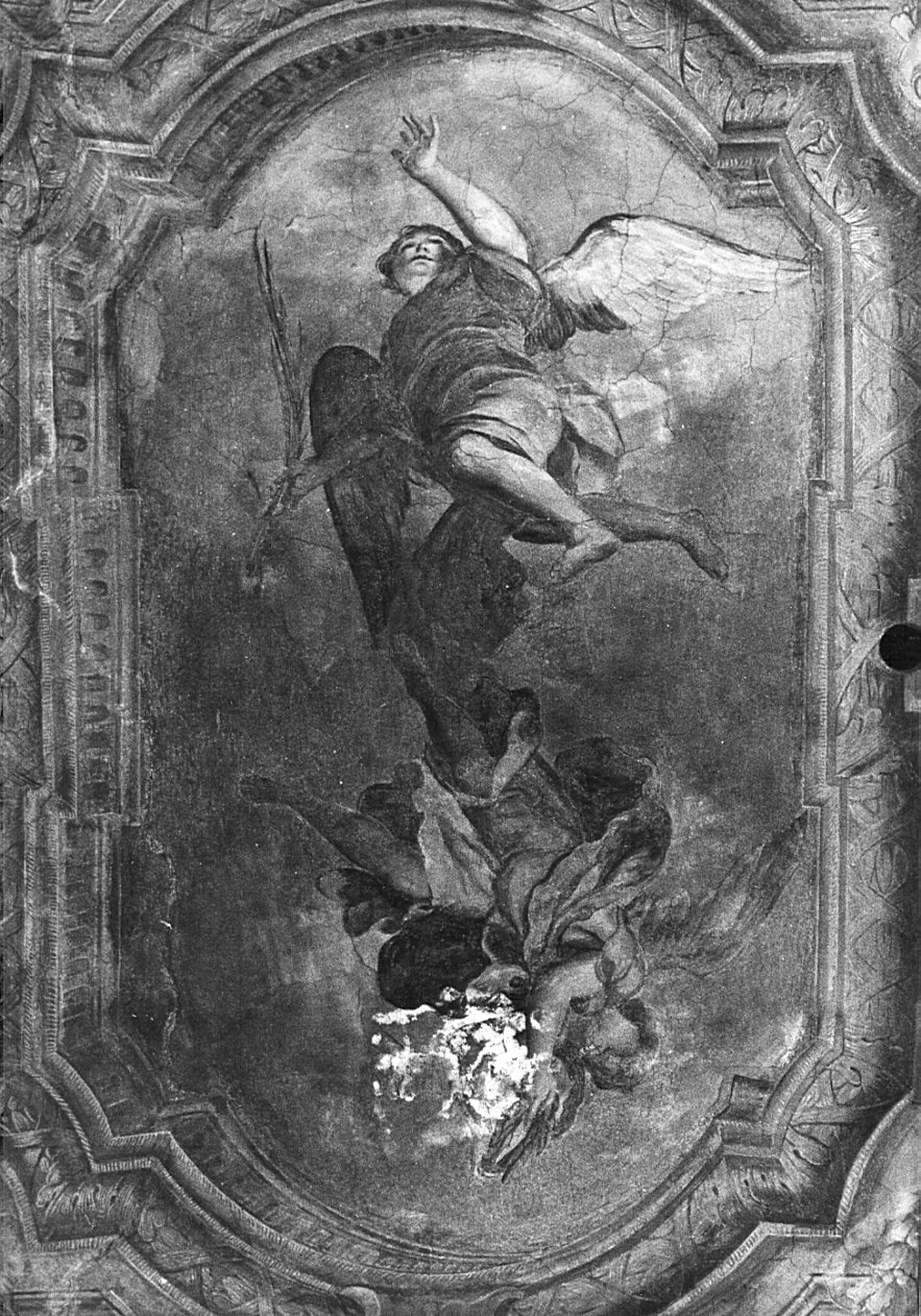 angeli con i simboli del martirio (dipinto, opera isolata) di Abbiati Filippo, Bianchi Federico (sec. XVII)