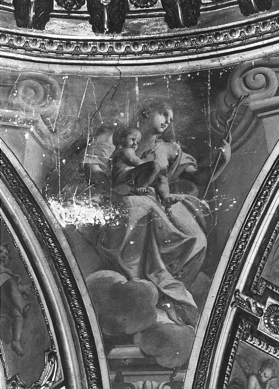figura allegorica (dipinto, elemento d'insieme) di Abbiati Filippo, Bianchi Federico (sec. XVII)