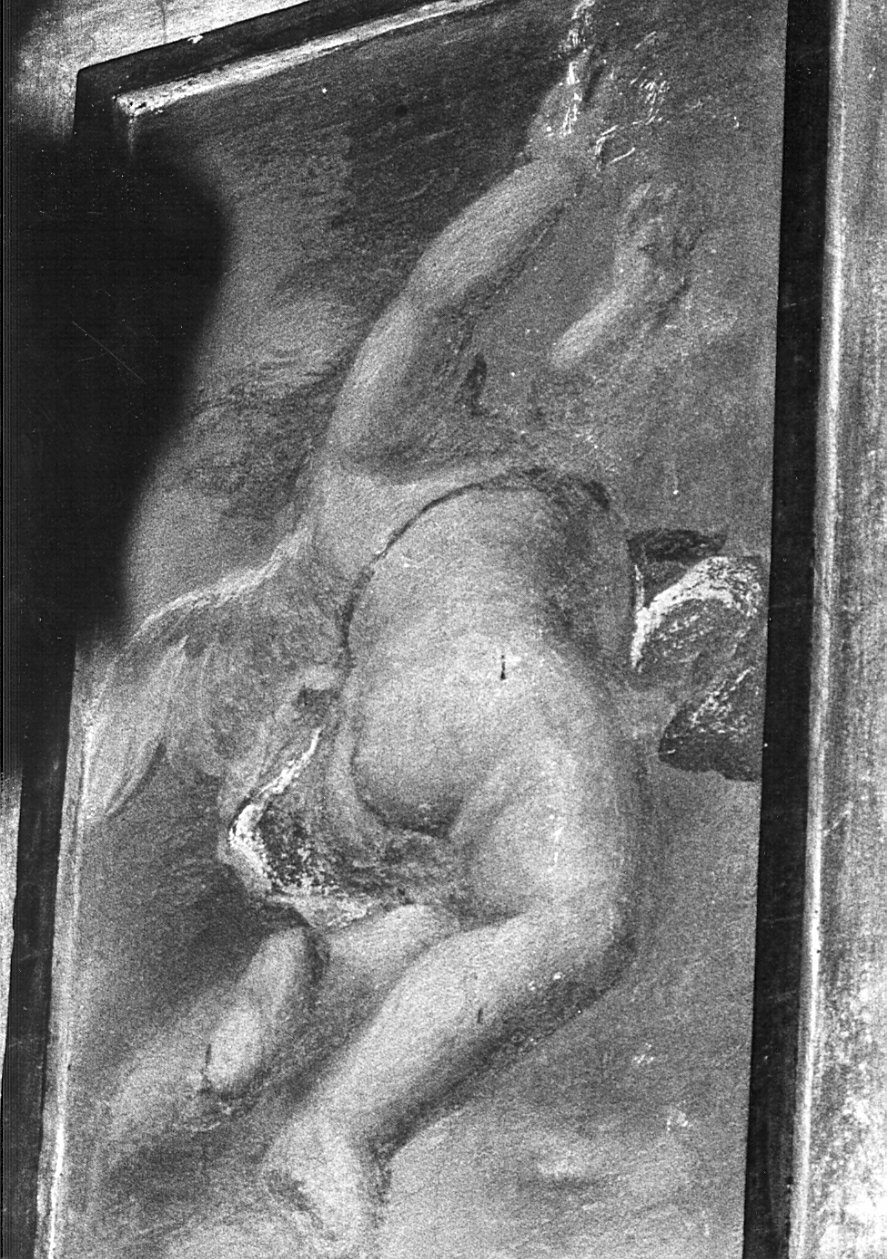 angelo (dipinto, elemento d'insieme) - ambito lombardo (prima metà sec. XVII)