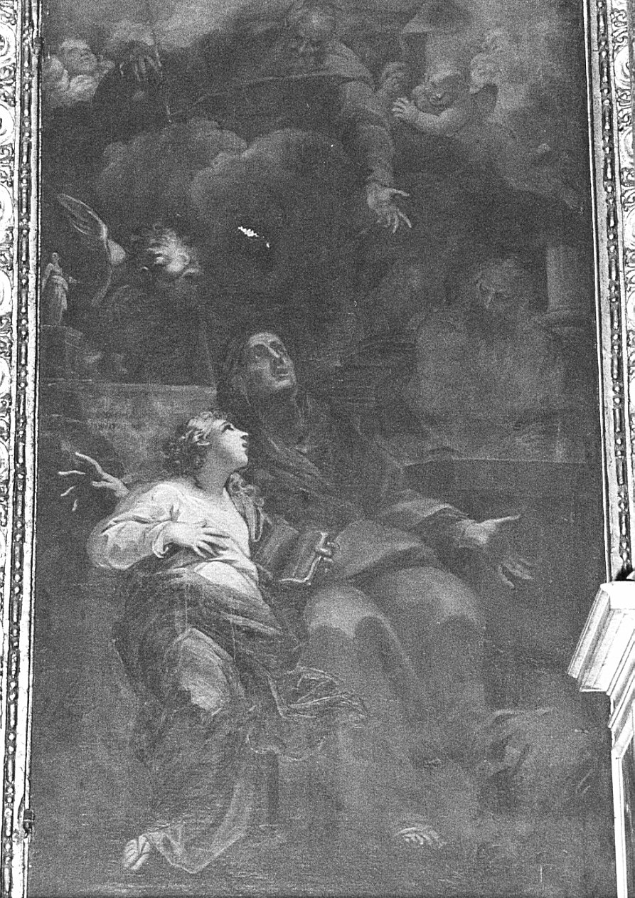Madonna con Sant'Anna (dipinto, opera isolata) di Maggi Pietro (attribuito) (prima metà sec. XVIII)