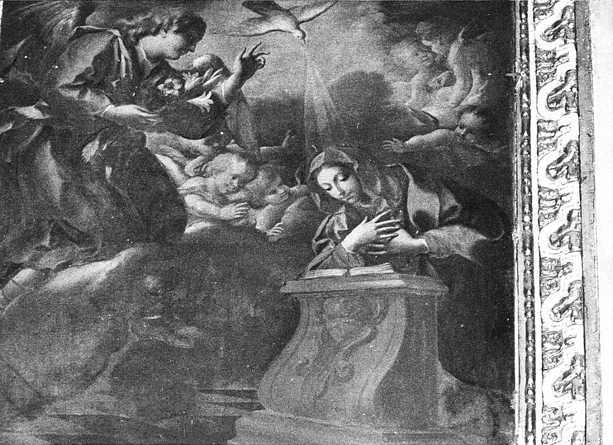 Annunciazione (dipinto, opera isolata) di Maggi Pietro (attribuito) (prima metà sec. XVIII)
