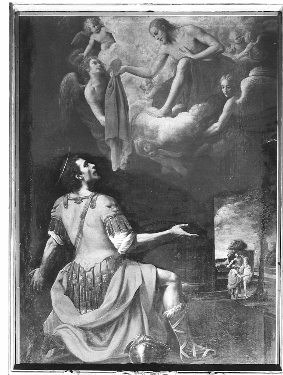 San Martino (dipinto, opera isolata) di Vermiglio Giuseppe (prima metà sec. XVII)