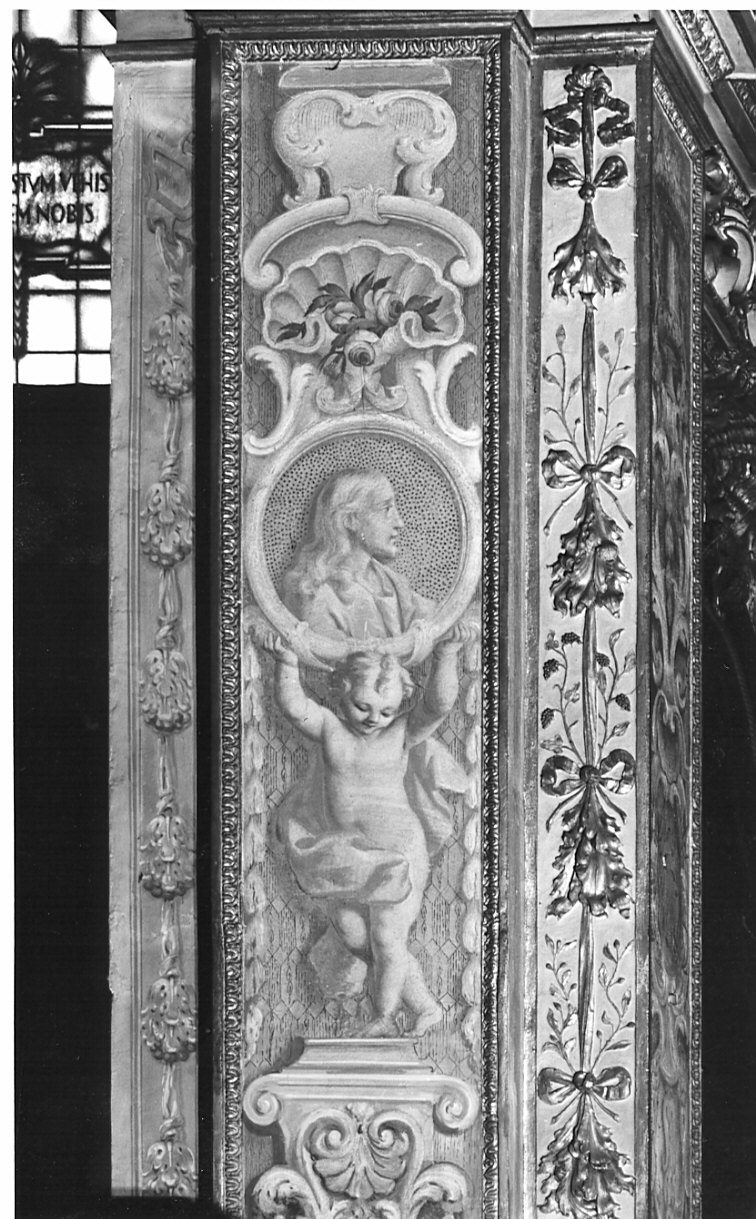 decorazione plastico-pittorica, opera isolata di Fabbrica Francesco (attribuito) (sec. XVII, sec. XVIII)